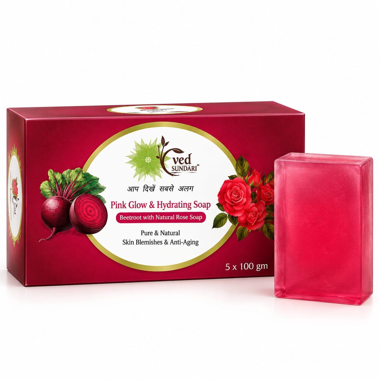 BEETROOT WITH ROSE SOAP 