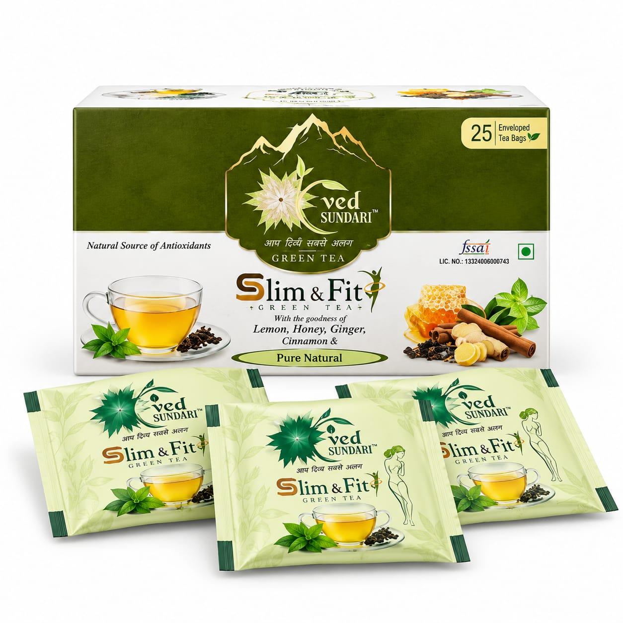 SLIM AND FIT GREEN TEA 