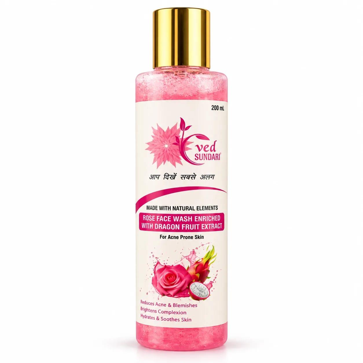 ROSE WITH DRAGON FACEWASH 